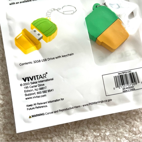 ๐ท๏ธ๐๐ cactus keychain USB 32gb โข ๐ with purchase! - Picture 7 of 7